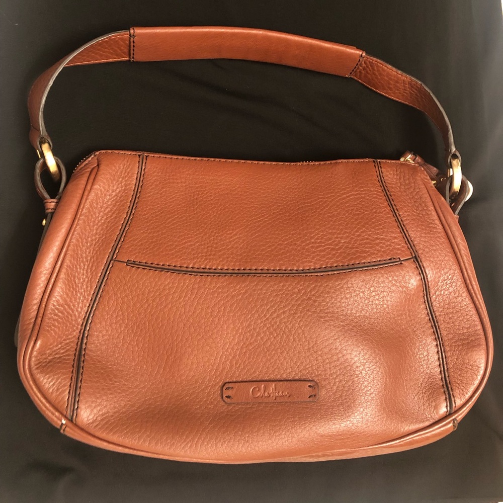 Cole Haan Leather Pebbled Hobo